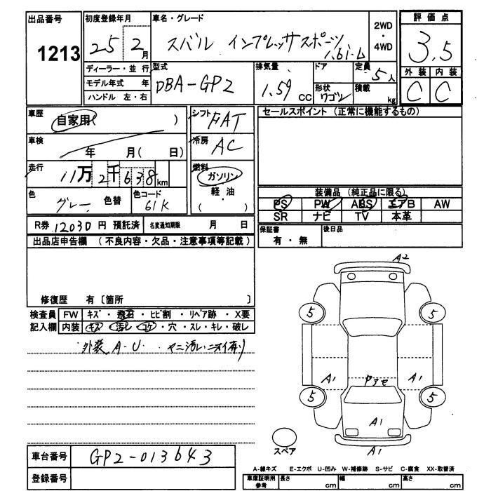 SUBARU IMPREZA