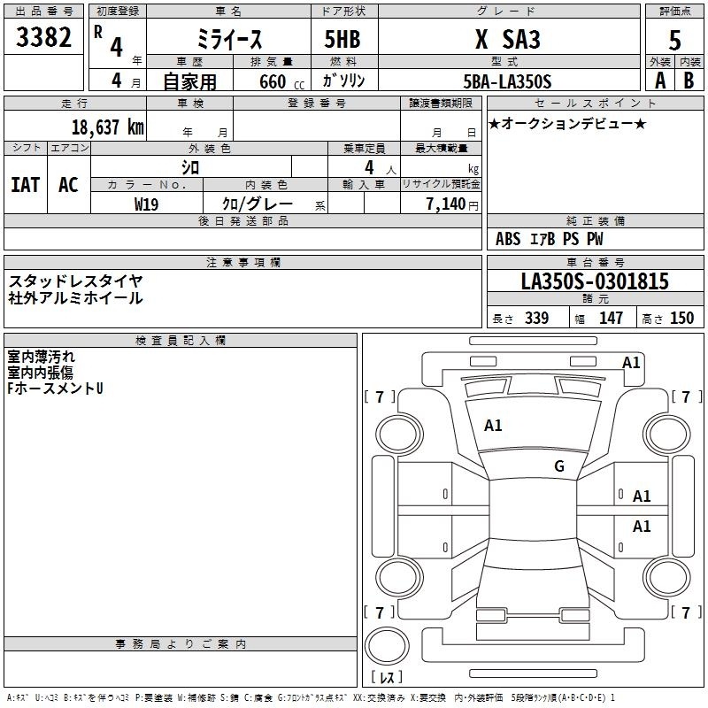 DAIHATSU MIRA E:S