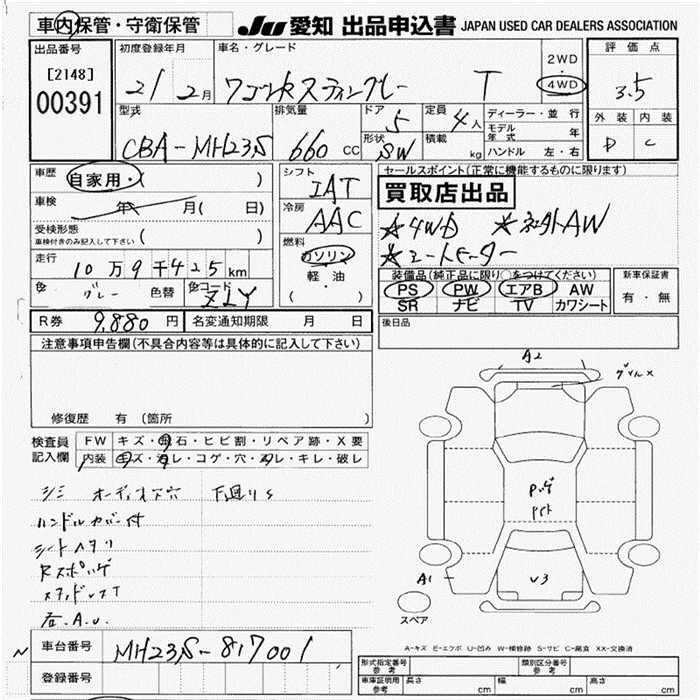 SUZUKI WAGON R