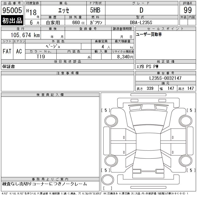 DAIHATSU ESSE