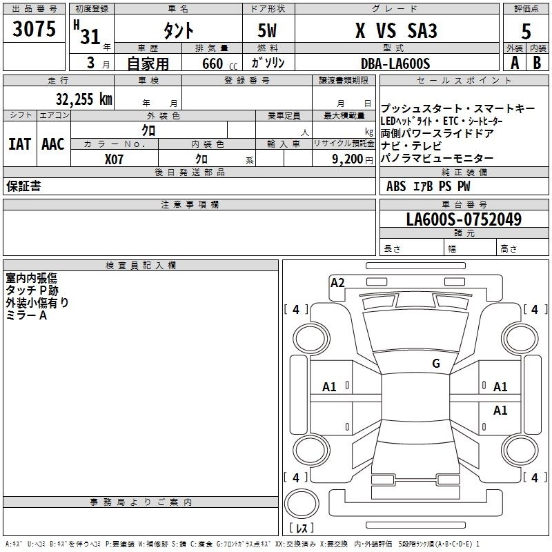 DAIHATSU TANTO