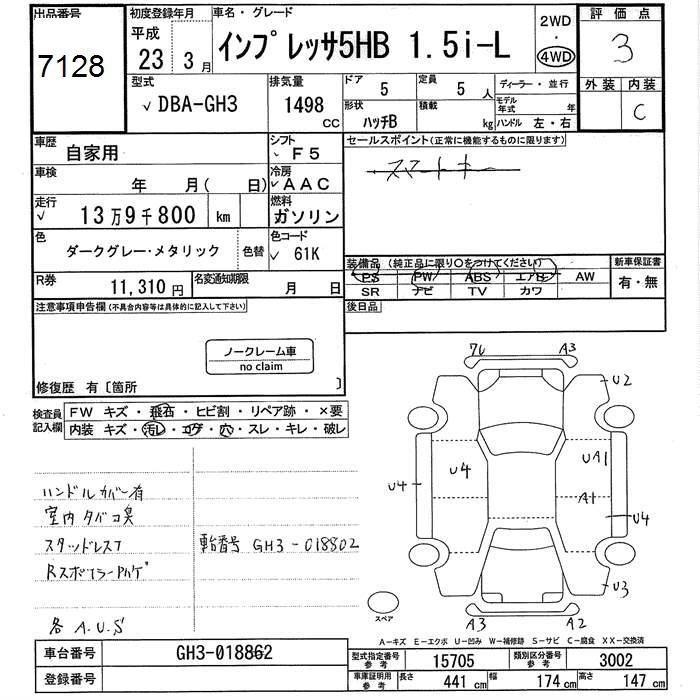 SUBARU IMPREZA