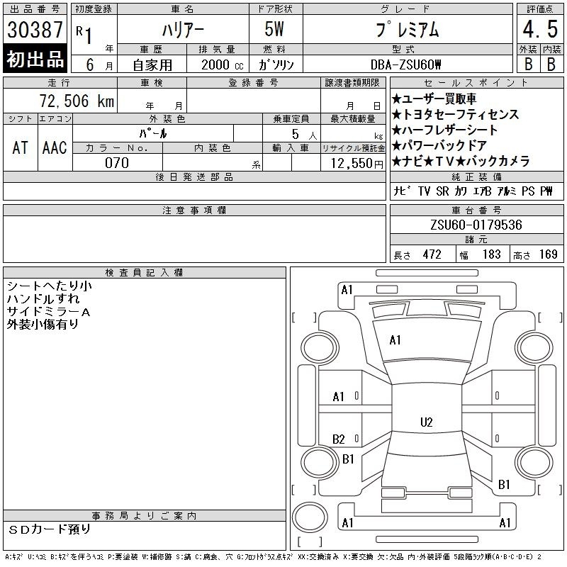 TOYOTA HARRIER