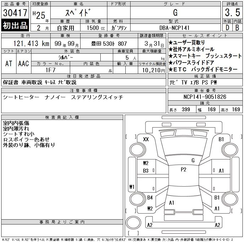 TOYOTA SPADE