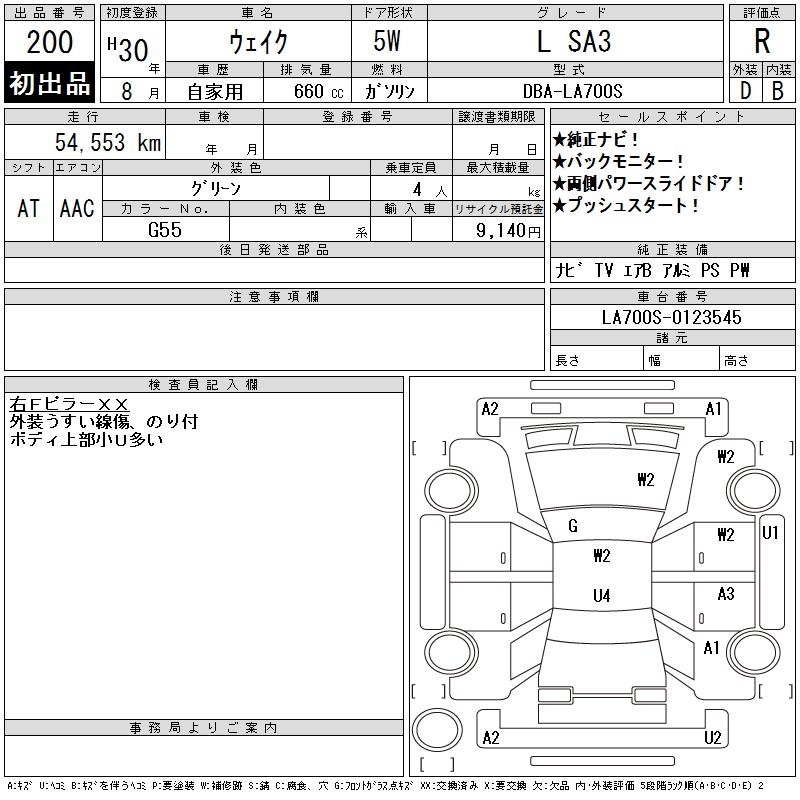 DAIHATSU WAKE