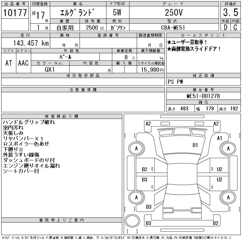 NISSAN ELGRAND