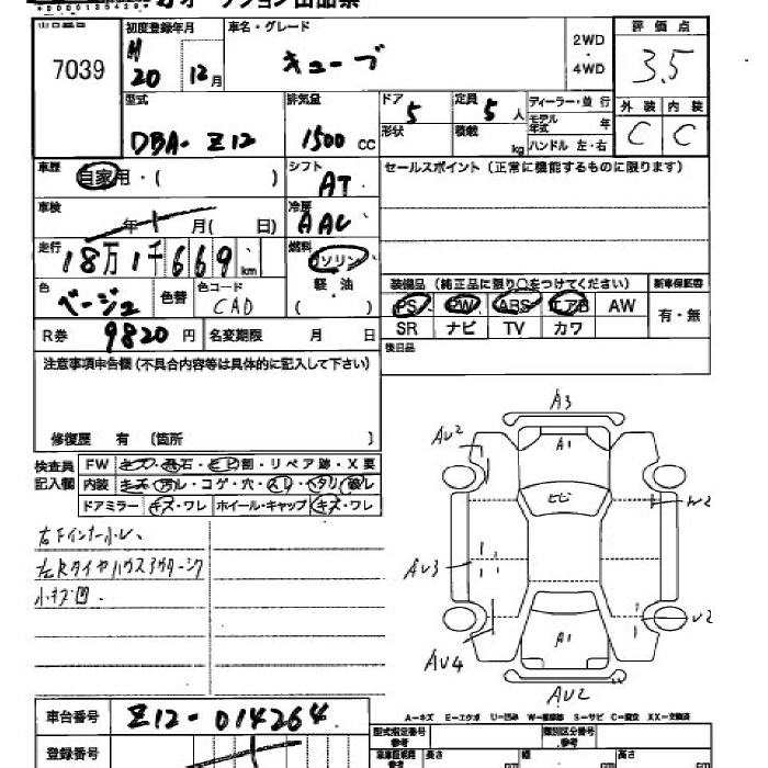 NISSAN CUBE