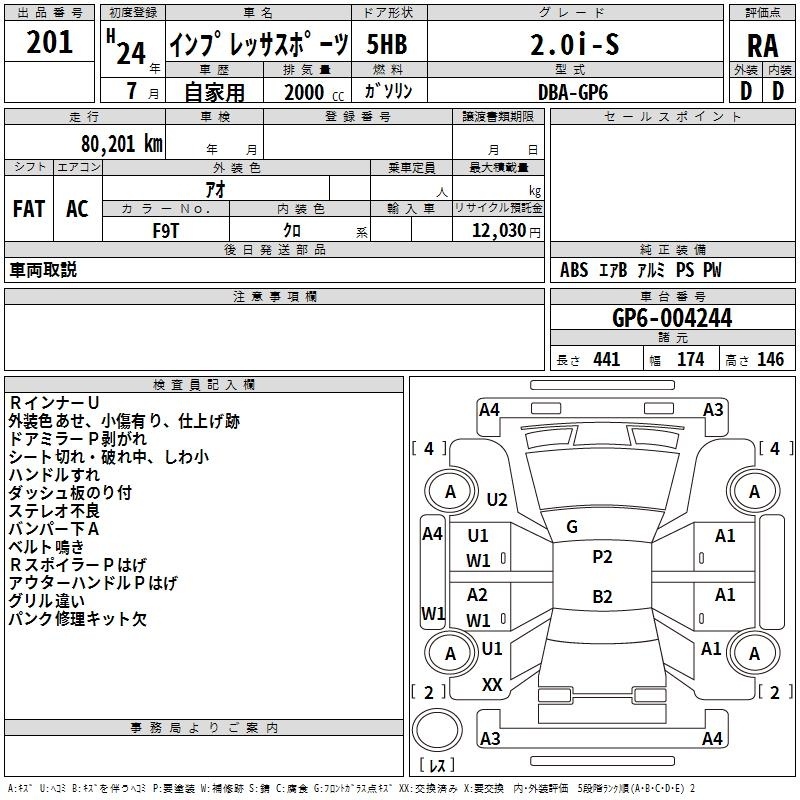 SUBARU IMPREZA