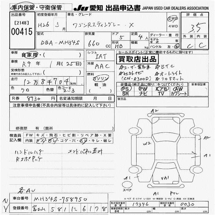 SUZUKI WAGON R