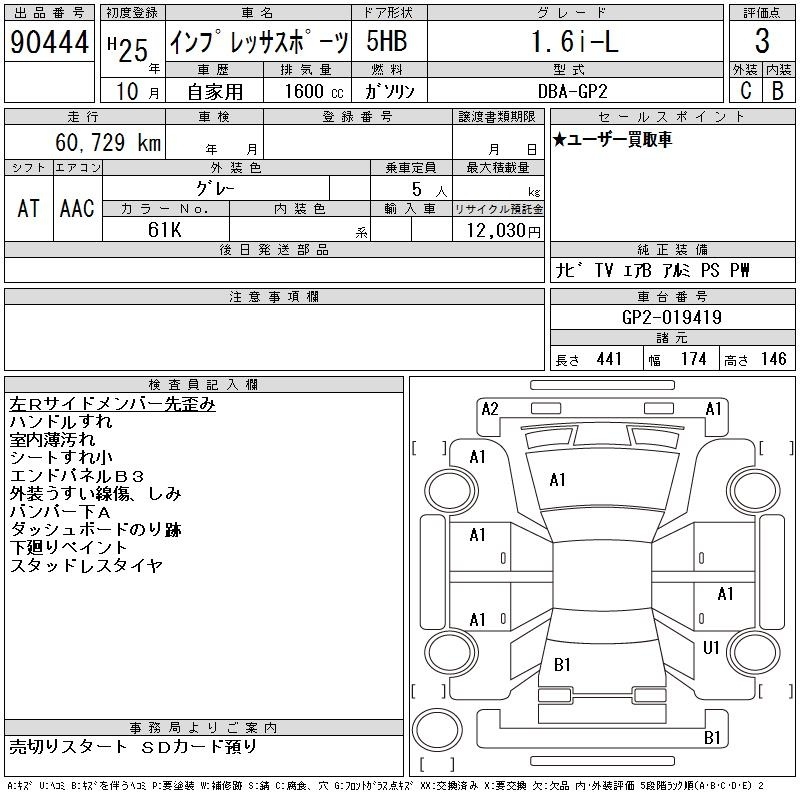 SUBARU IMPREZA