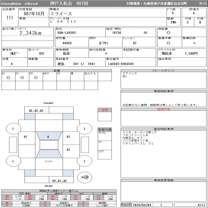 DAIHATSU MIRA E:S