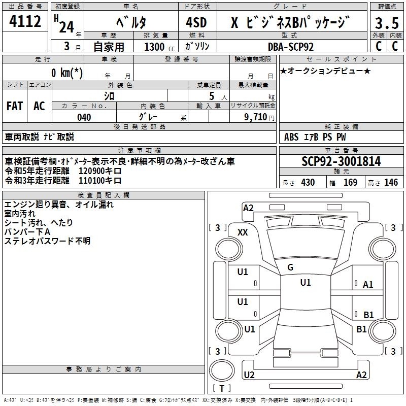 TOYOTA BELTA
