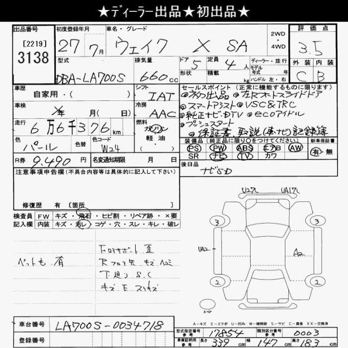 DAIHATSU WAKE