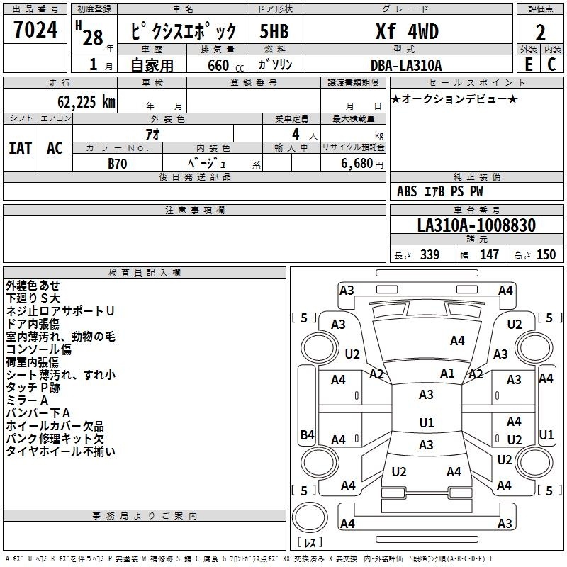 TOYOTA PIXIS EPOCH