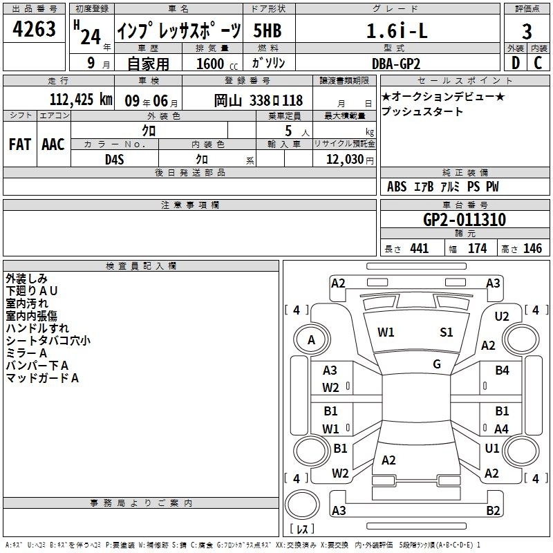 SUBARU IMPREZA