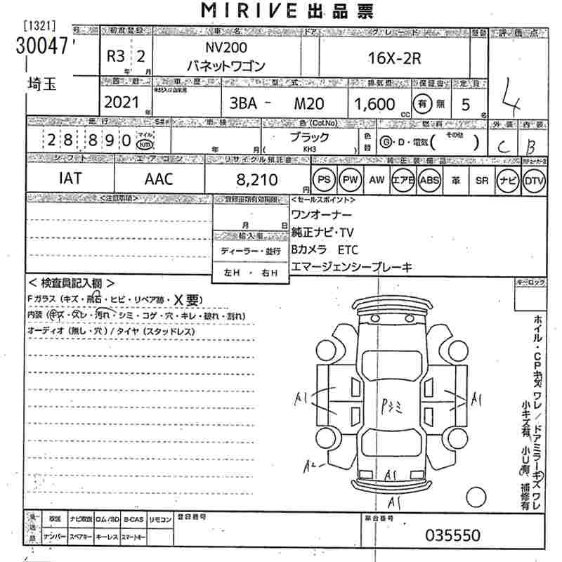NISSAN NV200