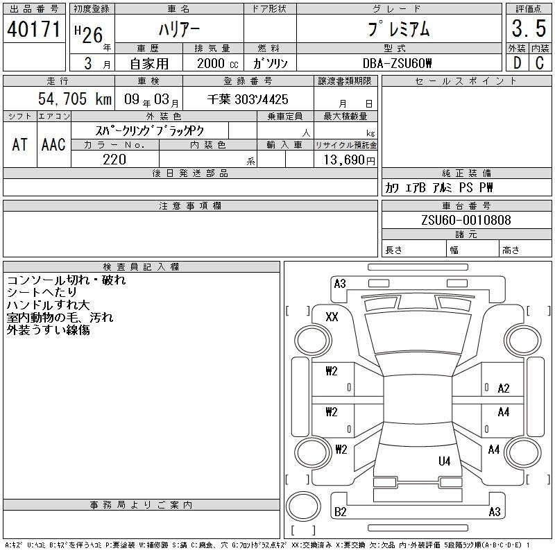 TOYOTA HARRIER