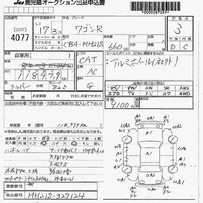 SUZUKI WAGON R