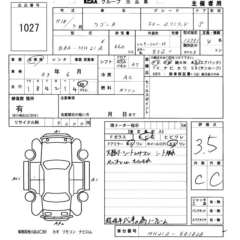 SUZUKI WAGON R