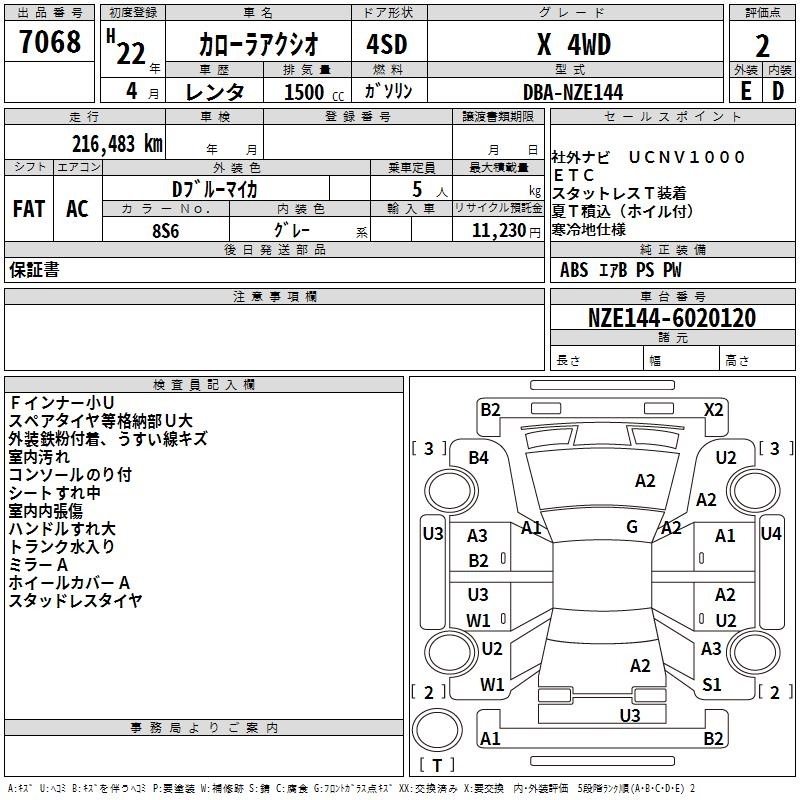 TOYOTA COROLLA AXIO