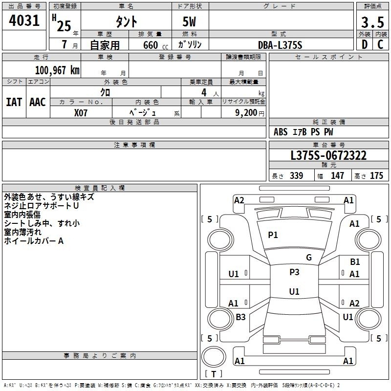 DAIHATSU TANTO