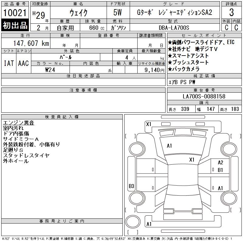 DAIHATSU WAKE