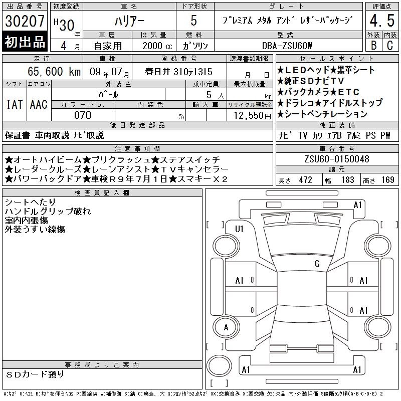 TOYOTA HARRIER