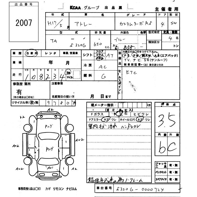 DAIHATSU ATRAI
