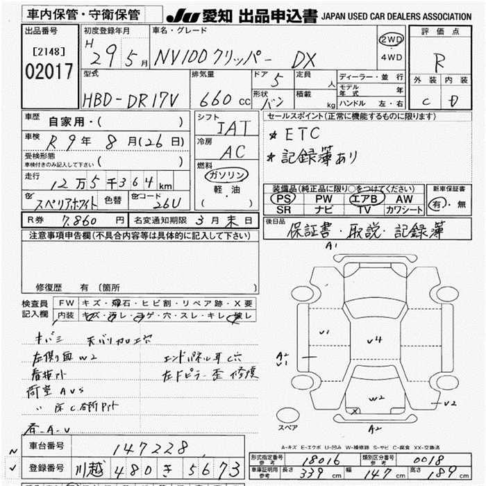 NISSAN NV100 CLIPPER