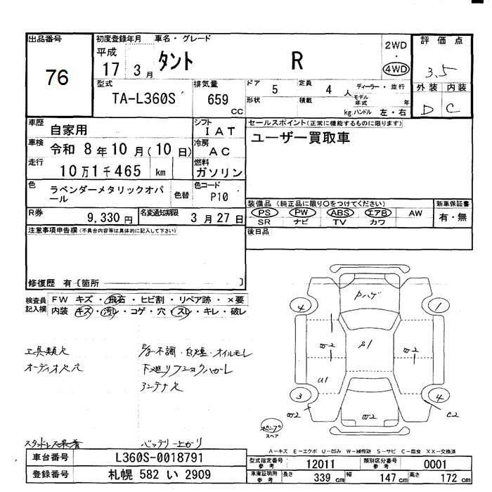 DAIHATSU TANTO