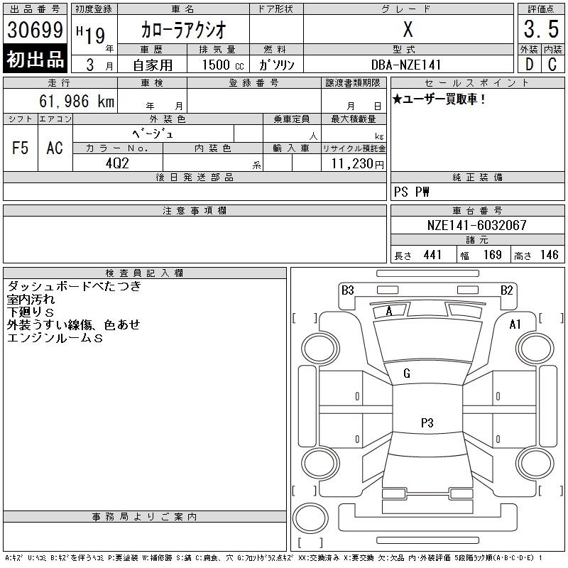 TOYOTA COROLLA AXIO