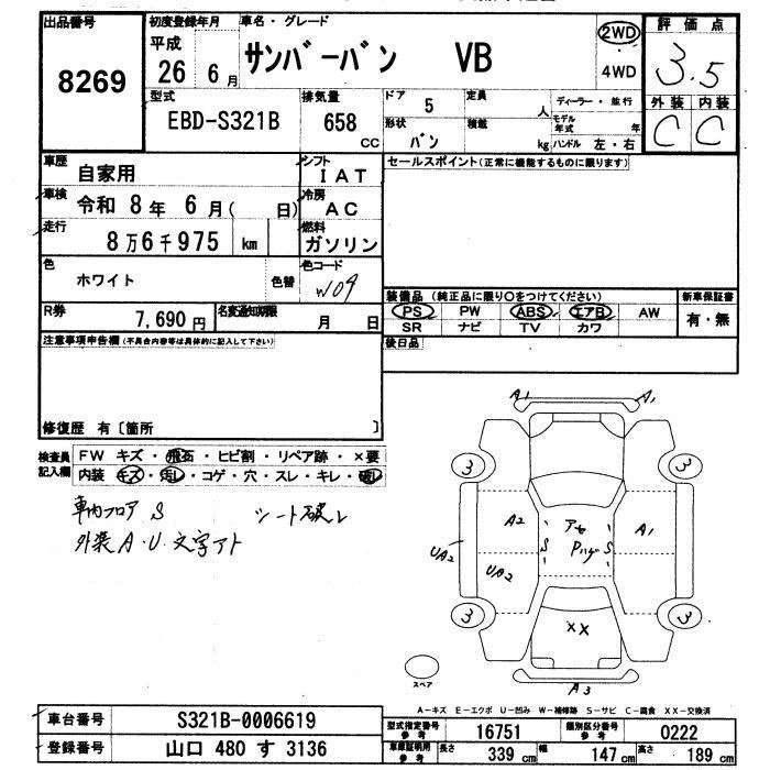 SUBARU SAMBAR