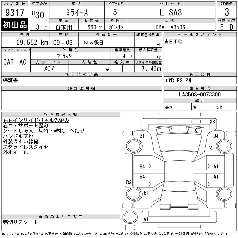 DAIHATSU MIRA E:S