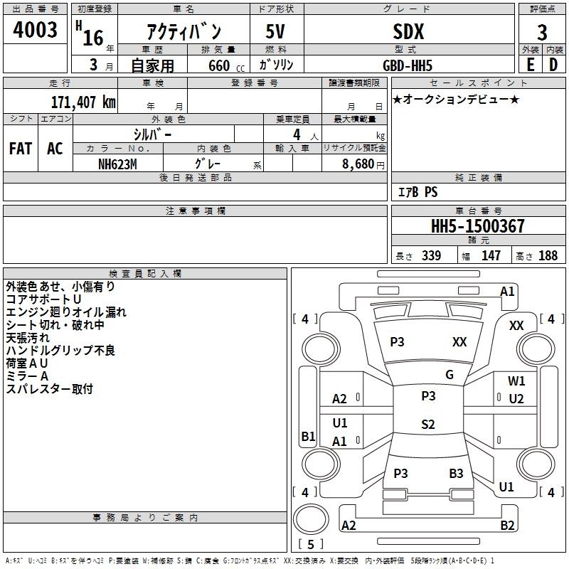 HONDA ACTY
