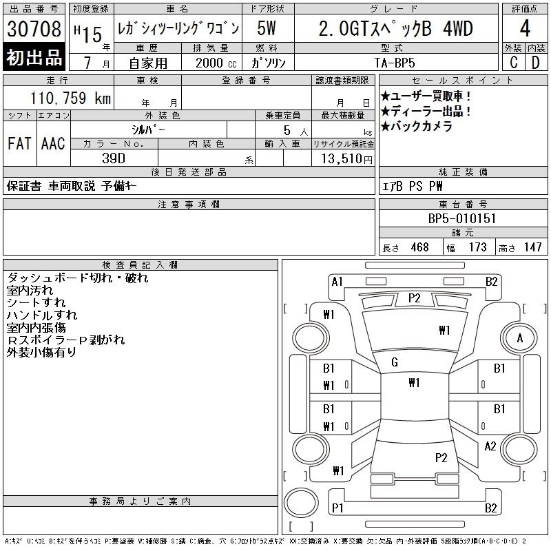 SUBARU LEGACY