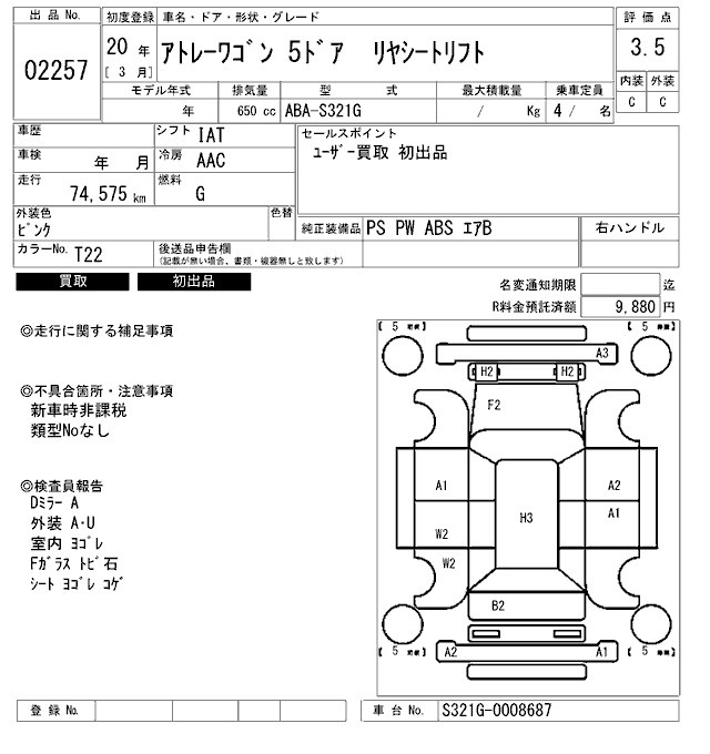 DAIHATSU ATRAI