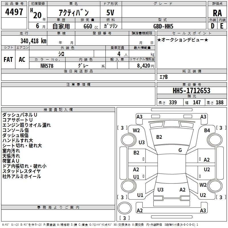 HONDA ACTY
