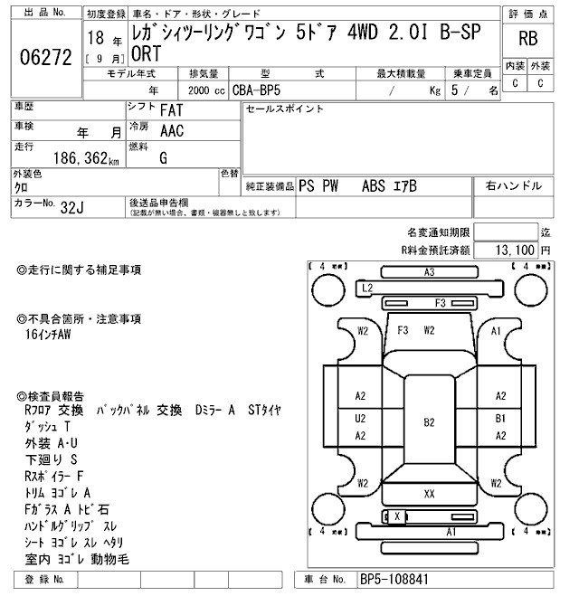 SUBARU LEGACY