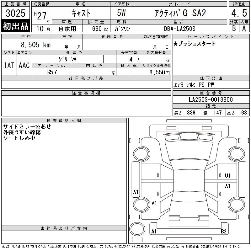 DAIHATSU CAST