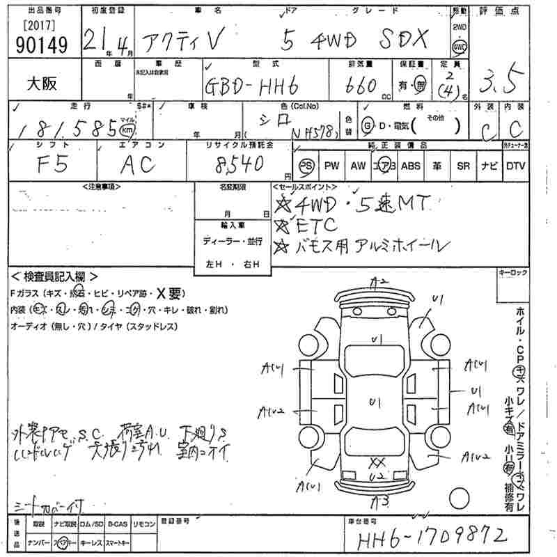 HONDA ACTY