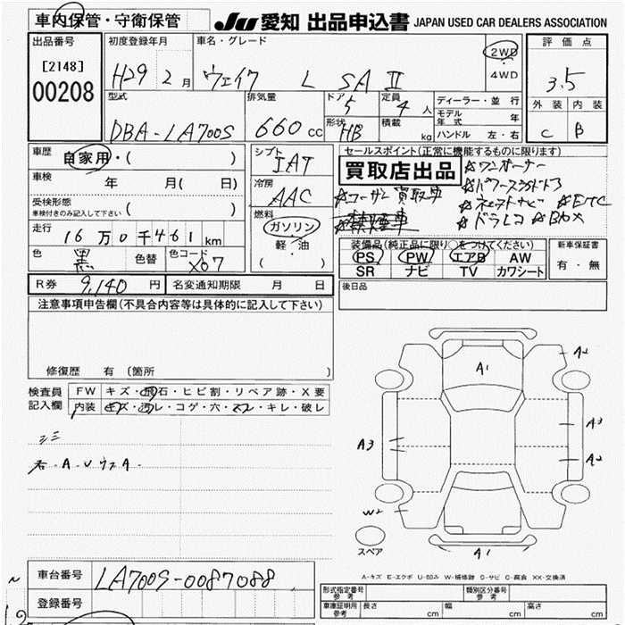 DAIHATSU WAKE