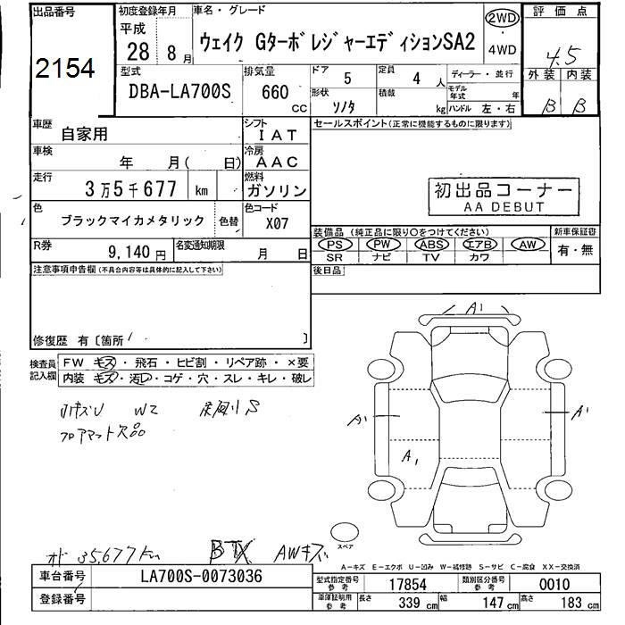 DAIHATSU WAKE