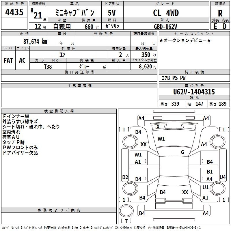 MITSUBISHI MINICAB