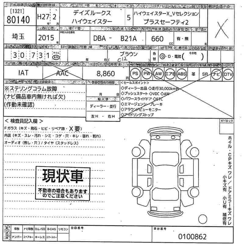 NISSAN DAYZ ROOX