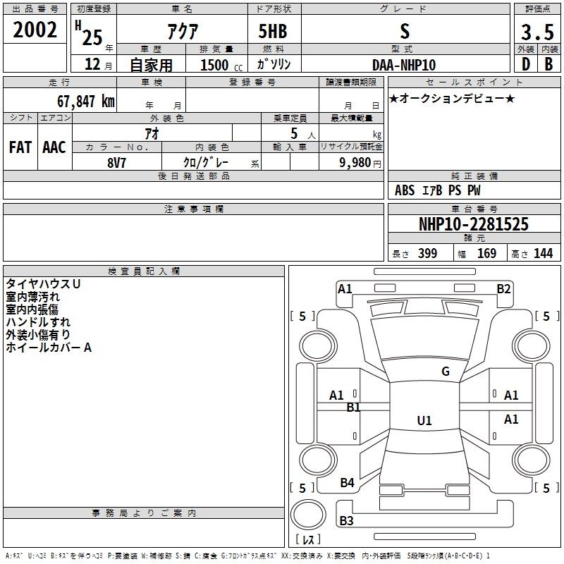 TOYOTA AQUA