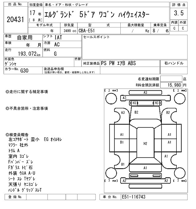 NISSAN ELGRAND