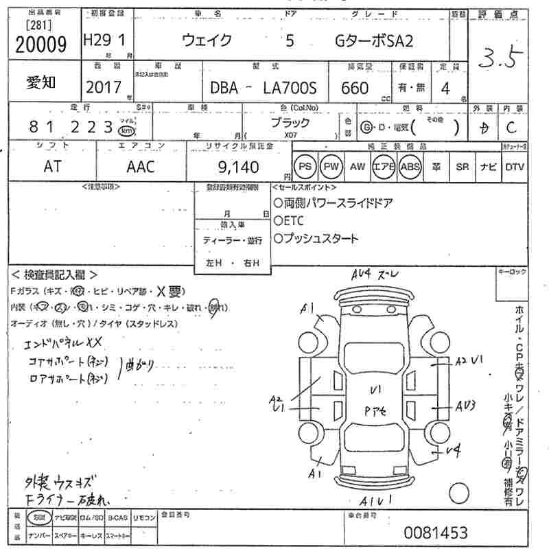 DAIHATSU WAKE