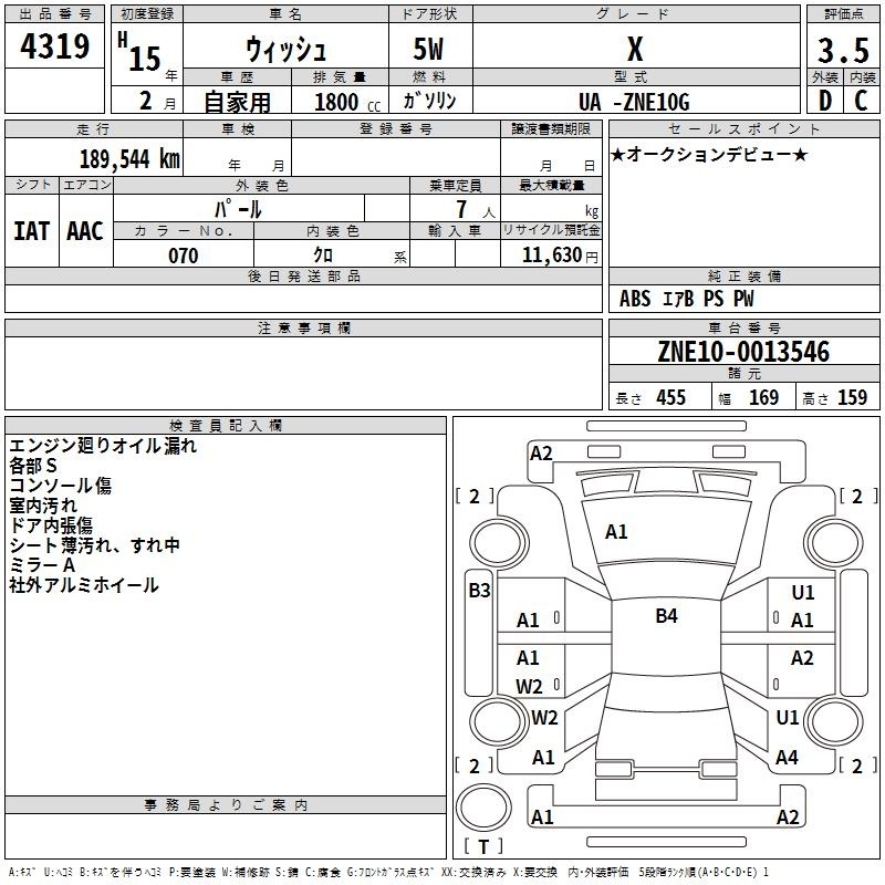 TOYOTA WISH