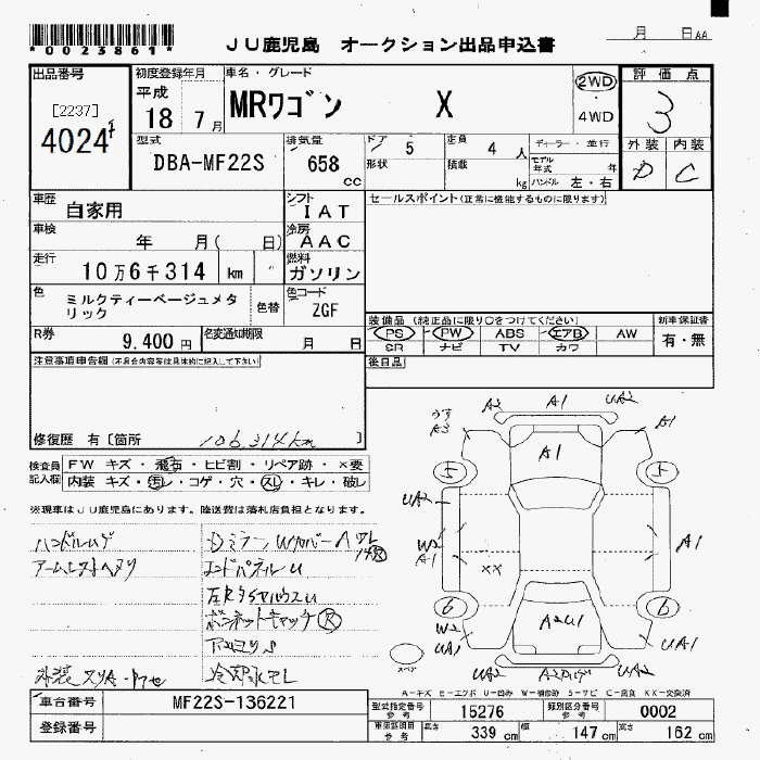 SUZUKI MR WAGON