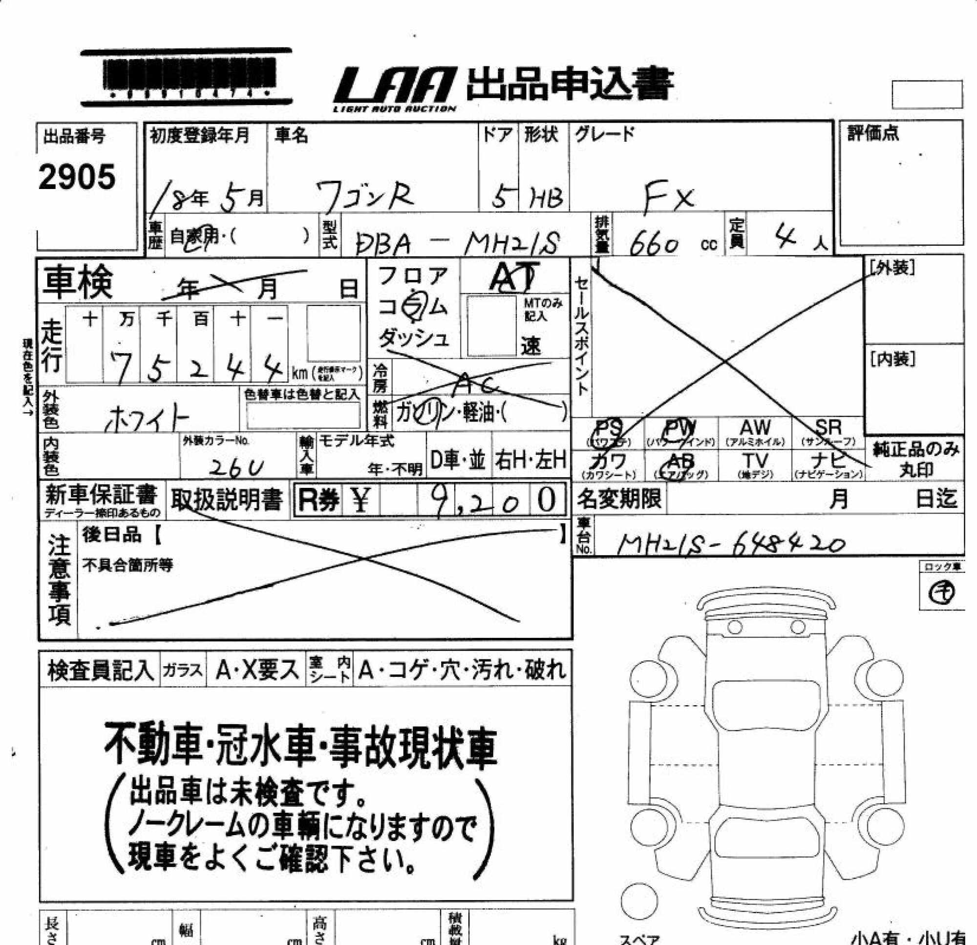 SUZUKI WAGON R